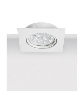 Shipka Square Recessed Downlight White 1xGU10