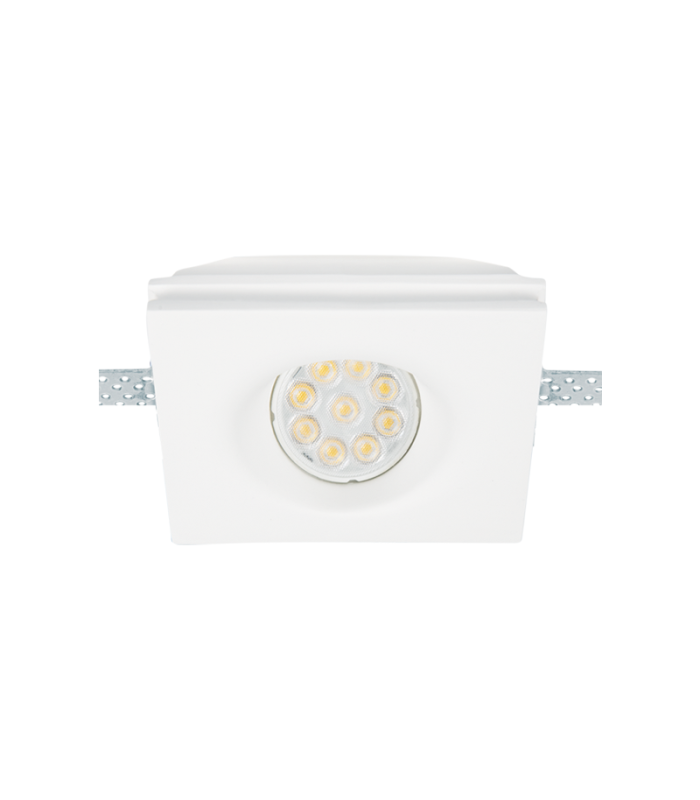 Atopol Square Trimless 12cm Recessed Downlight Pure White 1xGU10-1