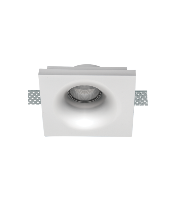 Atopol Square Trimless 12cm Recessed Downlight Pure White 1xGU10-1