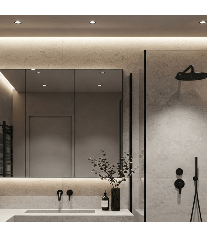 Kiten Recessed Downlight Black Matt 1xGU10 IP65-2