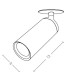 Melnik Recessed Downlight White Matt 1xGU10-2