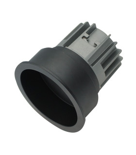 Borovo 8.3cm Recessed Downlight Black Matt LED 3000K IP54-1