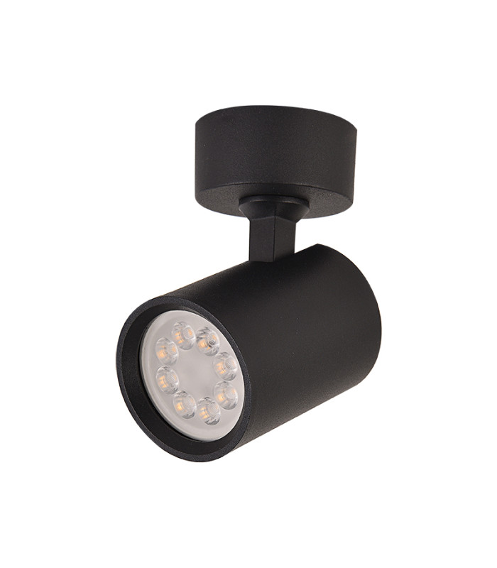Gramada Single Spotlight Black Matt 1xGU10-1