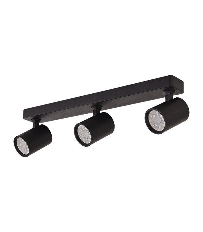 Gramada Ceiling Spotlight Bar Black Matt 3xGU10-1