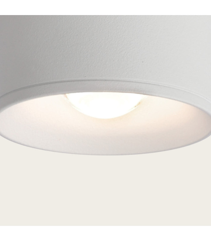 Solyss 5.5cm Surface Mounted Downlight Sandy White LED 3000K IP54 12W-3