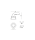 Solira Recessed Downlight White Matt LED 2700K-3