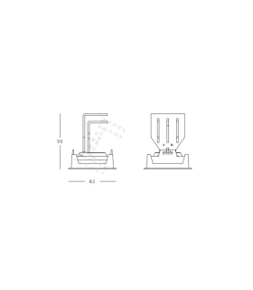 Solira Recessed Downlight Sandy White LED 3000K-2