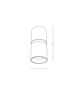Nyvia Surface Mounted Downlight Sandy White 1xGU10 LED-2