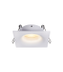 Theryn Square 8.5cm Recessed Downlight Sandy White 1xGU10 LED IP65 MAX 50W-1