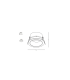 Zambelis Adjustable 7.4cm Recessed Downlight Sandy White 1xGU10 LED-2