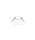 Theryn Round 8.5cm Recessed Downlight Sandy White 1xGU10 LED IP65 MAX 50W-2