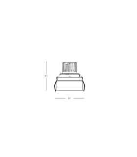 Astra Recessed Downlight Sandy Black LED 3000K IP44 - Driver Not Included-2