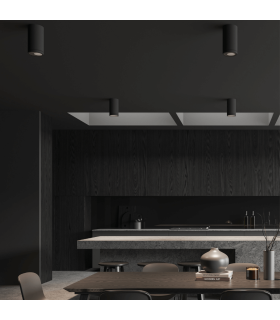 Lysia Surface Mounted Downlight Sandy Black LED 3000K IP44-2