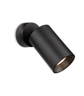 Firstlight Spotlight Max Wall / Ceiling Spot Black 1xGU10