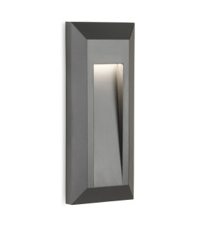 Enzo Flush Resin Wall & Step Light Graphite 1w LED 30lm 4000K IP65