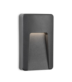 Golf Flush Resin Wall & Step Light Graphite 3w LED 100lm 4000K IP65