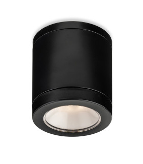 Firstlight Max Resin Flush Ceiling Fitting Black 4.5w LED 400lm 3000K IP65