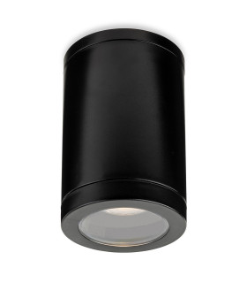 Firstlight Max Resin Flush Ceiling Fitting Black 1xGU10 IP65