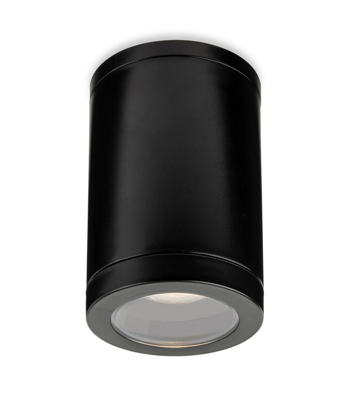 Firstlight Max Resin Flush Ceiling Fitting Black 1xGU10 IP65