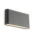 Algarve Up Down Wall Light Graphite 10w LED 3000-4000-5000K CCT IP54