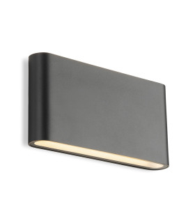 Algarve Up Down Wall Light Graphite 10w LED 3000-4000-5000K CCT IP54