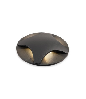 Firstlight Mini Driveover - 4 Way Graphite 3w LED 23lm 3000K IP65