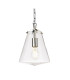 Milos Pendant Chrome with Clear Glass 1xE27