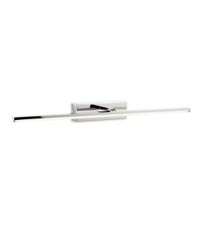 Marina Wall Light - 600mm Chrome with Opal White Polycarbonate Diffuser 18w LED 1384lm 3000K IP44