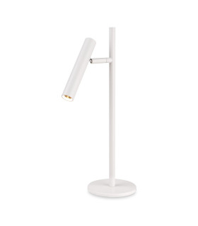 Aspen Table Lamp White 6w LED 372LM 2700K Push Button Dimmer