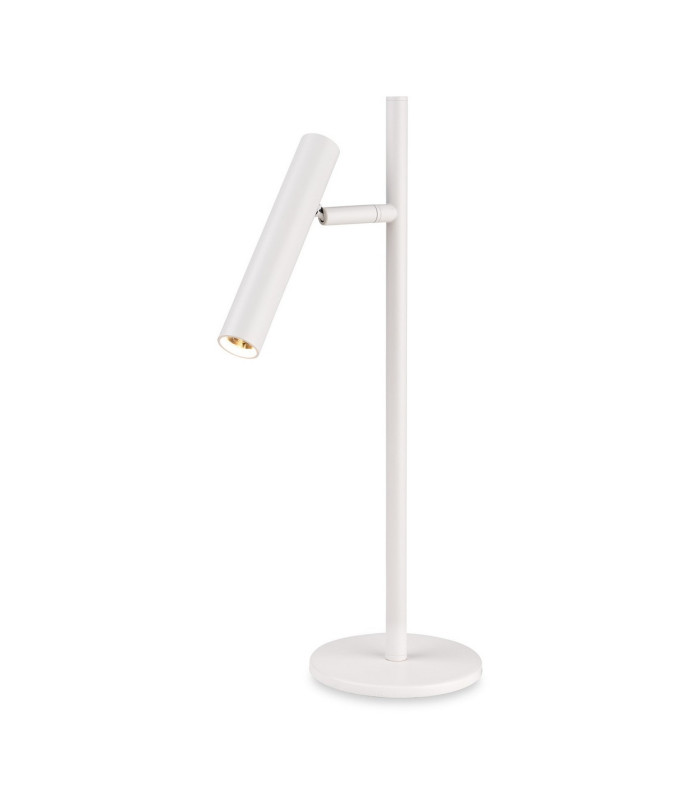 Aspen Table Lamp White 6w LED 372LM 2700K Push Button Dimmer