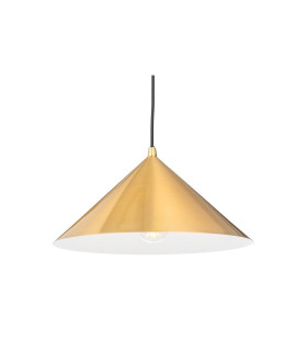 Garcia Dome Pendant Brushed Brass 1xE27