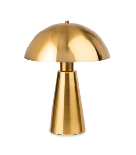 Crown Dome Table Lamp Brushed Brass 1xE27