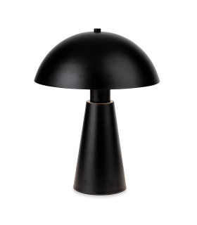 Crown Dome Table Lamp Black 1xE27