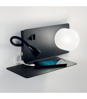 LED 2 Light Wall Light Black, G9 - 2