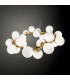 25 Light Globe Ceiling Pendant White, G9 - 2