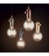 1 Light Ceiling Pendant Burnished Finish, E27 - 2
