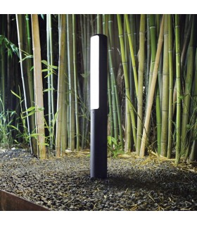 LED 1 Light Outdoor Bollard Light Anthracite IP44 - 2