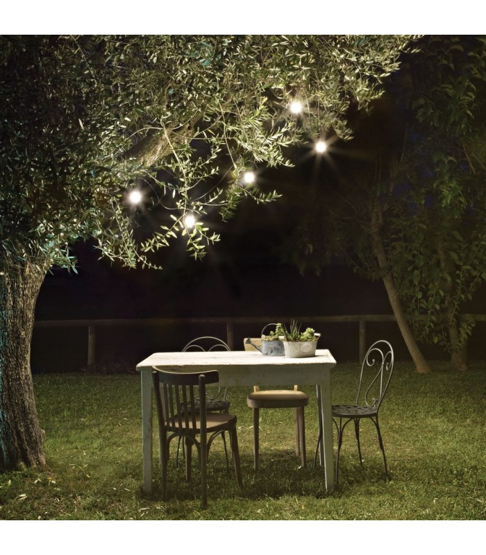 5 Light Pendant Bar Light Black IP44 - 2