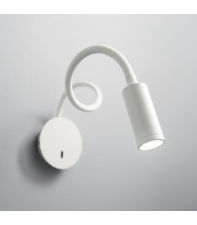 LED 1 Light Wall Light White - 2
