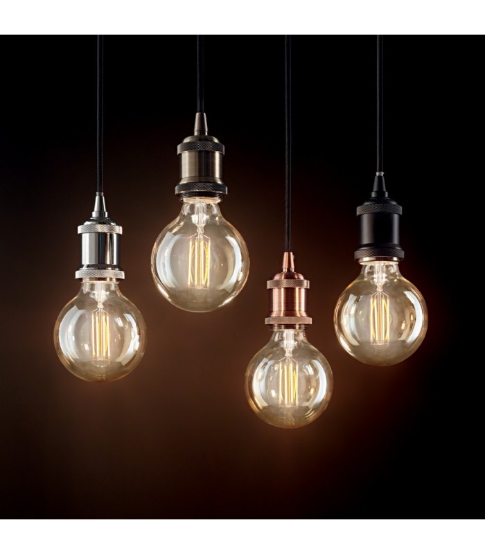 1 Light Ceiling Pendant Burnished Finish - 2