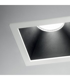LED 1 Light Recessed Spotlight White Black - 2