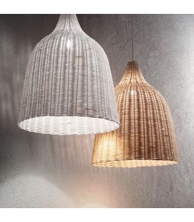 1 Light Dome Ceiling Pendant Light White - 2