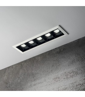 LED 5 Light Recessed Spotlight White - 2