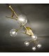 6 Light Ceiling Light Antique Brass - 2
