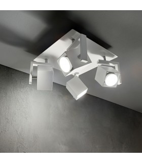 4 Light Ceiling Light White - 2
