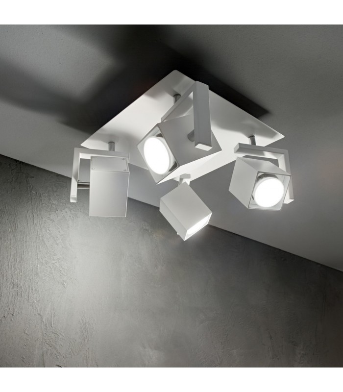 4 Light Ceiling Light White - 2