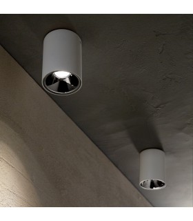 LED 1 Light Round Surface Mounted Downlight White - 2