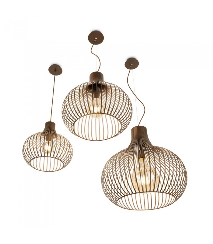 1 Light Ceiling Pendant Brown - 2