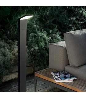 LED 1 Light Outdoor Bollard Light Anthracite IP54 - 2