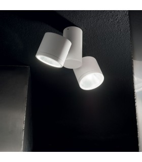 LED 2 Light Ceiling Light White IP44 - 2